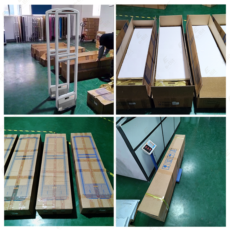 Factory directly supply 3.6M maximum sensing range Grey ABS material 58KHz EAS AM detection system for various retail anti-theft
