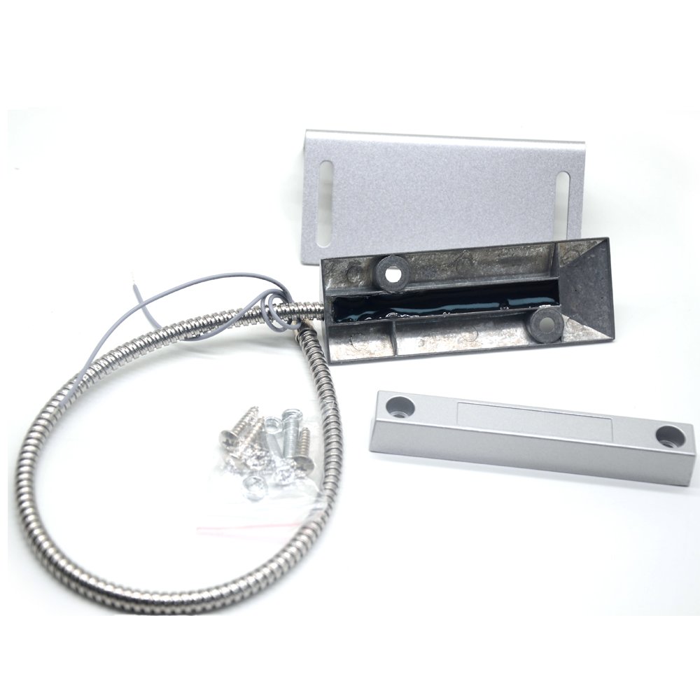 Waterproof / Weatherproof Fire Alarm System Window Overhead Mount NC Magnetic Contact Sensor/ Garage Door Contact Switches