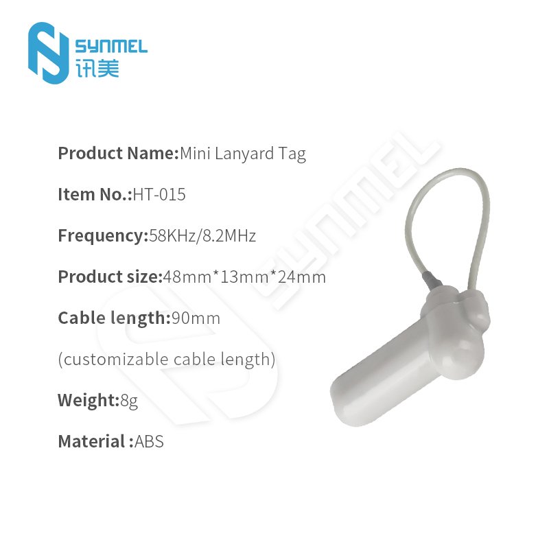 Synmel Anti-theft EAS Magnetic Mini Pencil Tag with Lanyard Eyeglass Tag Security Tags For Clothing