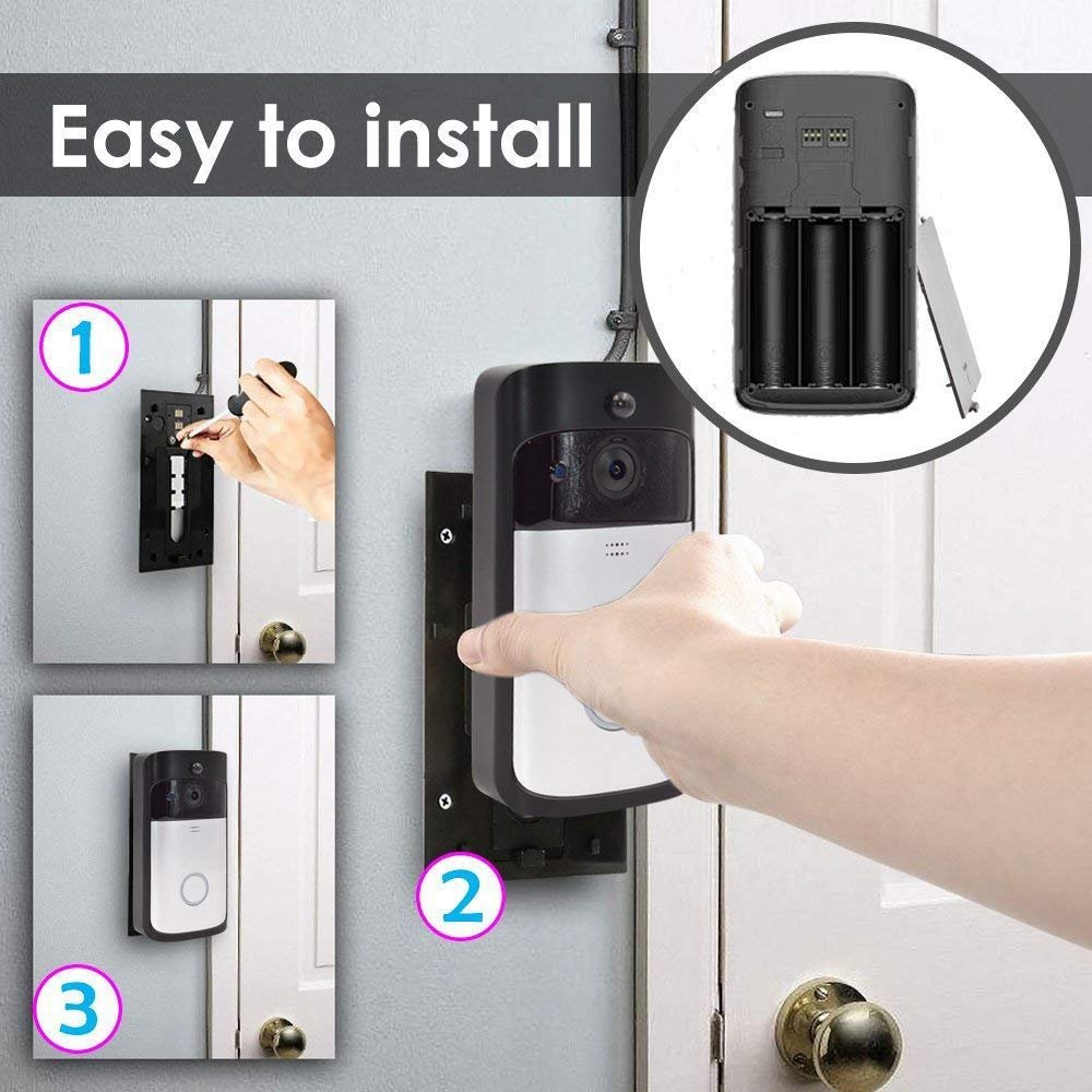 2022 Tuya Cheap Price Smart Wifi Wireless Alarm System Home Intercom Security Camera Ring Doorbell Video Door Phone