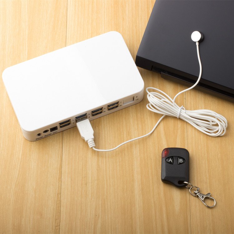 Promotional price retail store 8 USB centralized alarm system laptop notebook security anti theft device