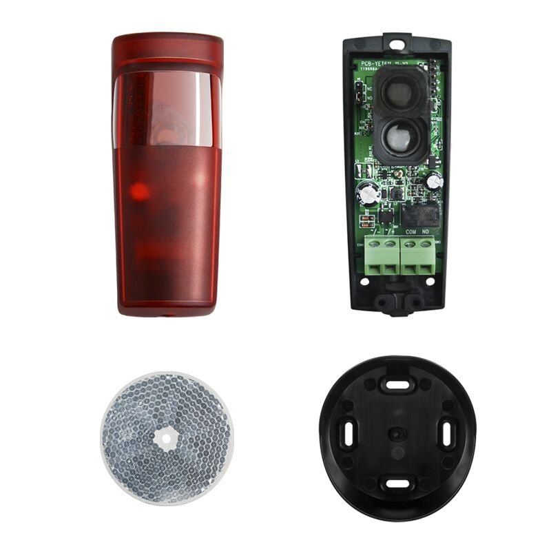 Automated Gate Safe reflective Sensor Swing Sliding Garage Door alarm system Safety beam Infrared Photocells
