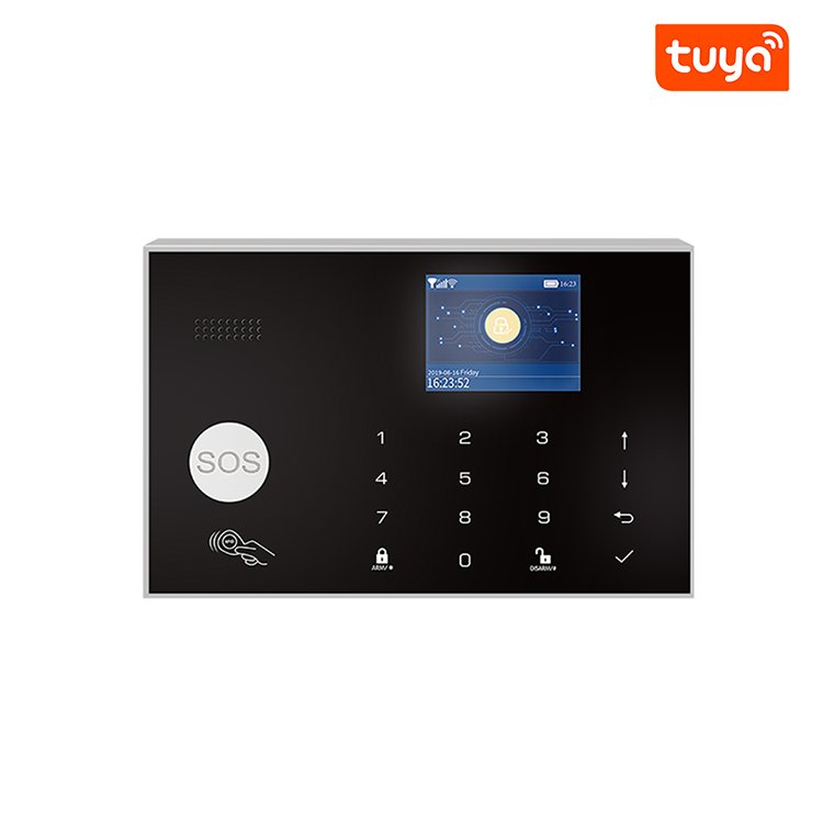 Tuya APP Alarm Systems Wireless Wired Alarm Panel GSM WIFI 4G For Home Use