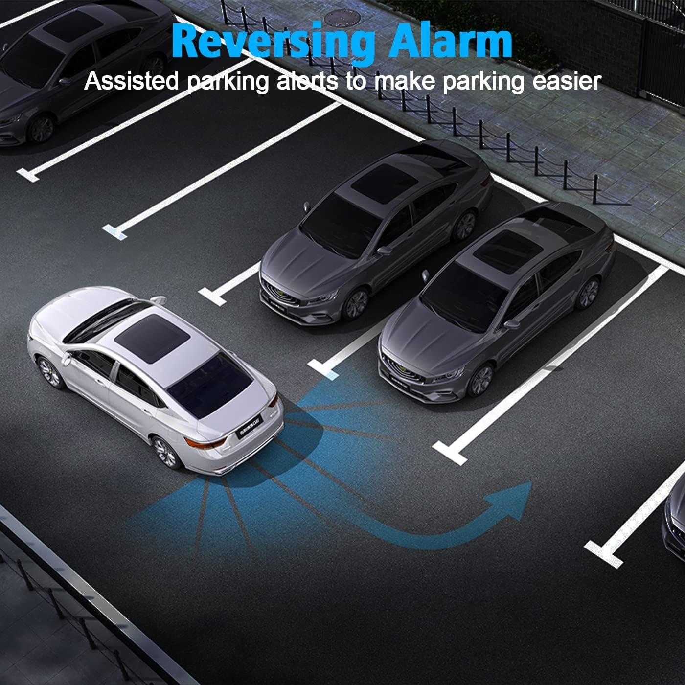 2024 New Universal car BSD Blind Spot Detection System Blind Spot System with sound alarm and led lighting warning