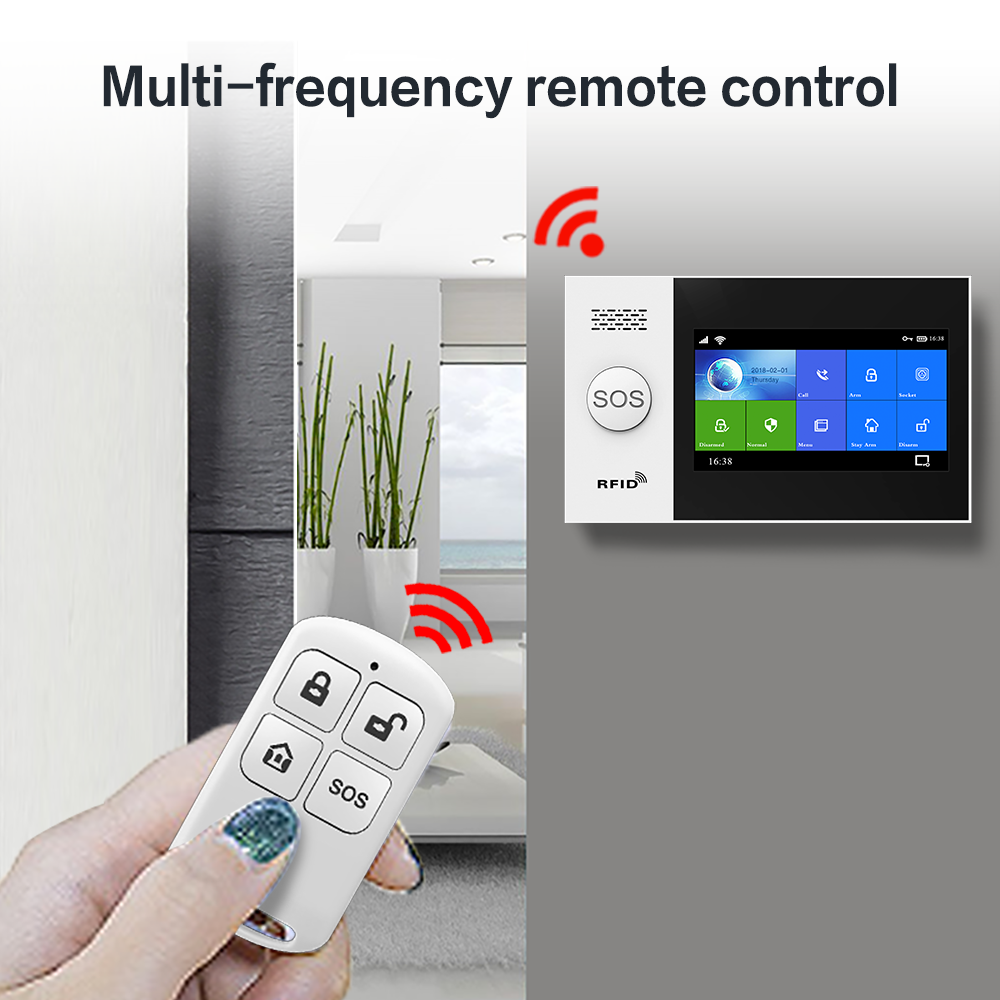 Mini Home Use Wireless Remote Control for Home Security Kits Use Wireless 433MHz Remote Controller for Alarm System