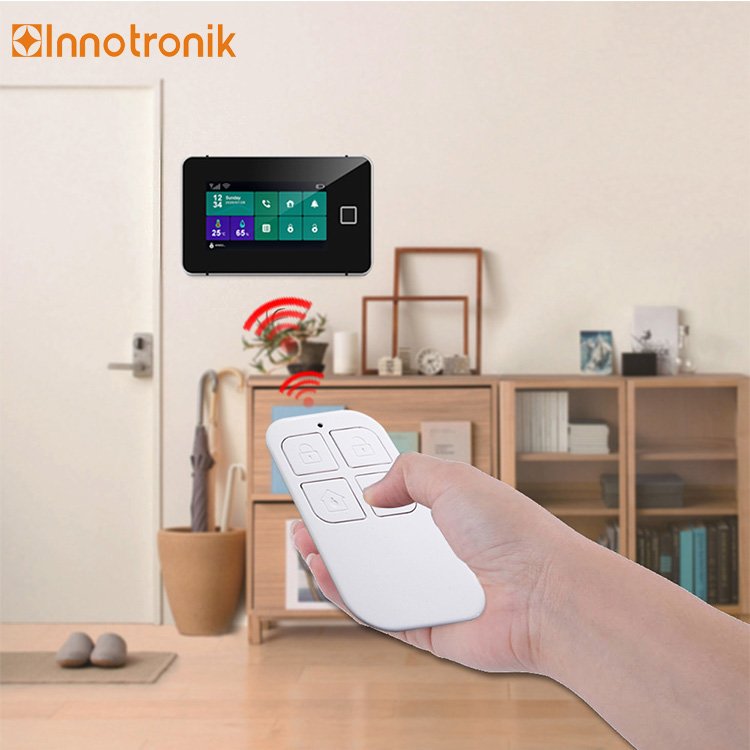 Innotronik Tuya WiFi Security Alarm System Camera PIR Motion Door Sensor Siren Smoke Detector Wireless 433MHz Burglar Alarm Kit