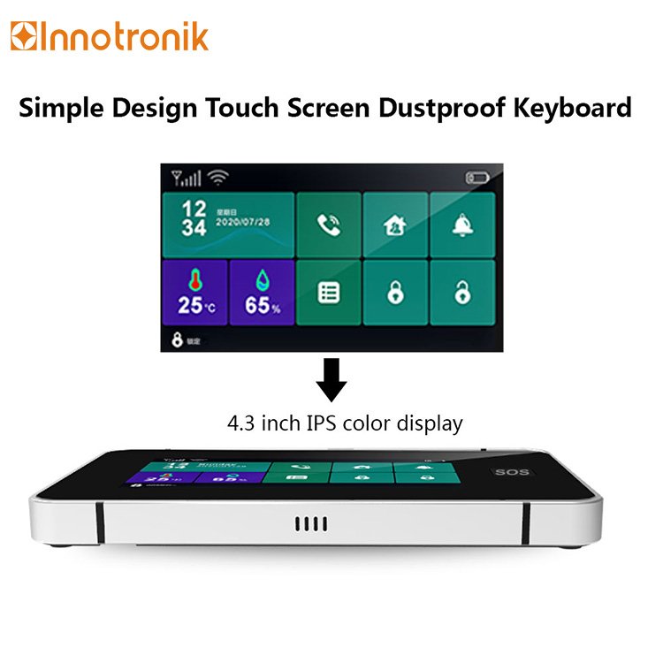 Innotronik Tuya WiFi Security Alarm System Camera PIR Motion Door Sensor Siren Smoke Detector Wireless 433MHz Burglar Alarm Kit