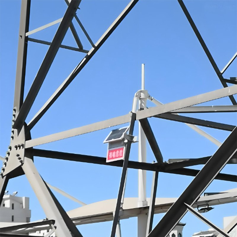 High-voltage smart safety alarm systems with warning signs