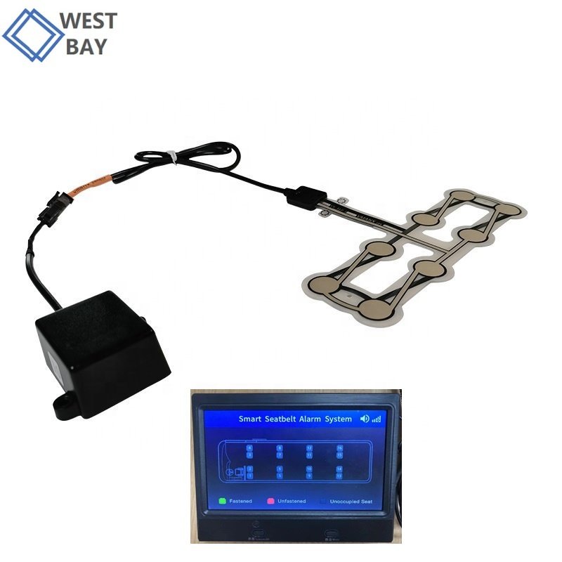 Westbay 4G Wireless Car Passenger Seat Safety Seatbelt Seat Life Belt Latch Buckle Occupancy Pressure Sensor Set Device Unit