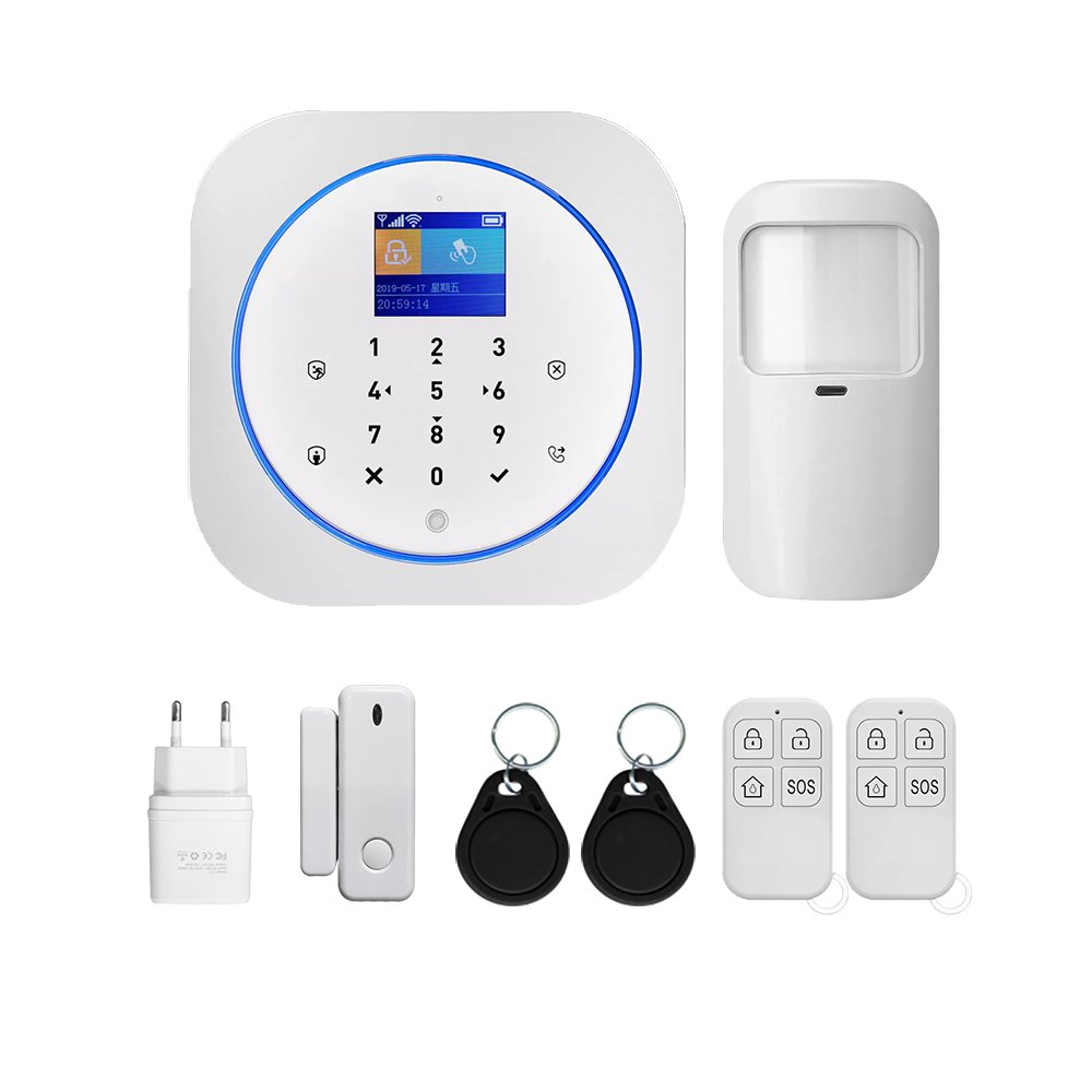 Hot sale Wireless WiFi GSM Alarm System Home Security Intrusion Tuya Alarm System for home security