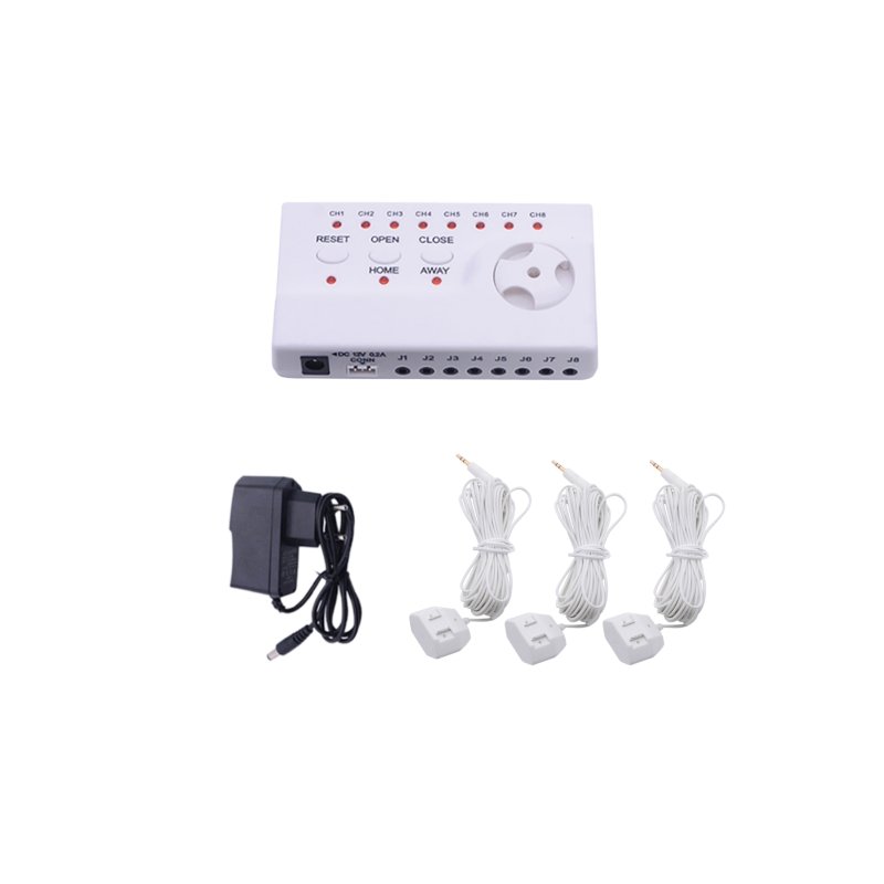 Water Leak Detector Protection System with 2pcs Smart Valve 3pcs Water Sensor Cable for 1/2" Pipe Anti Overflow Water Protection