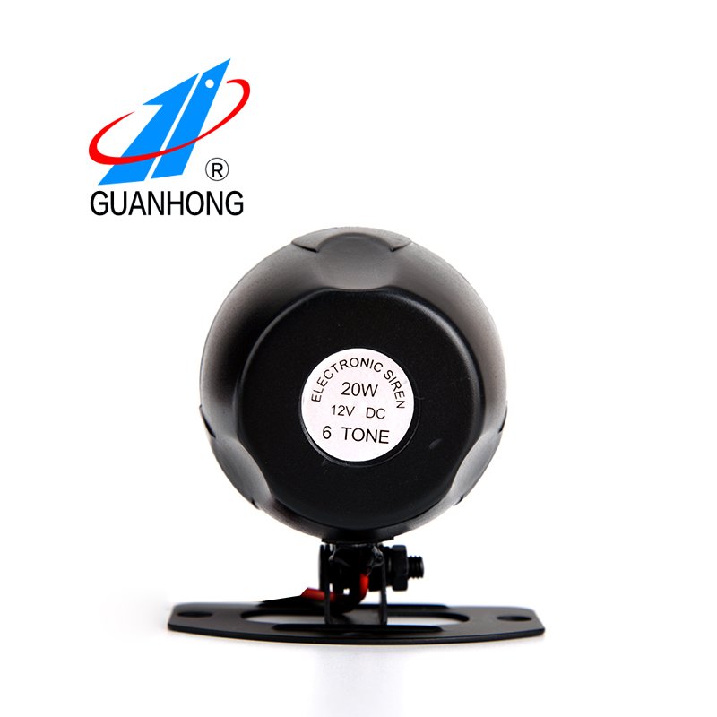 car security alarm 12v 15w siren 6tones horn speaker warning car electronic alarm