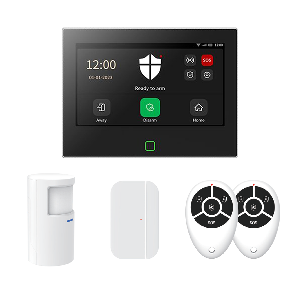 7 inch HD Smart Alarm System Wireless WiFi 4G Tuya Smart Home Security Protection Works With Alexa Google APP Remote Control