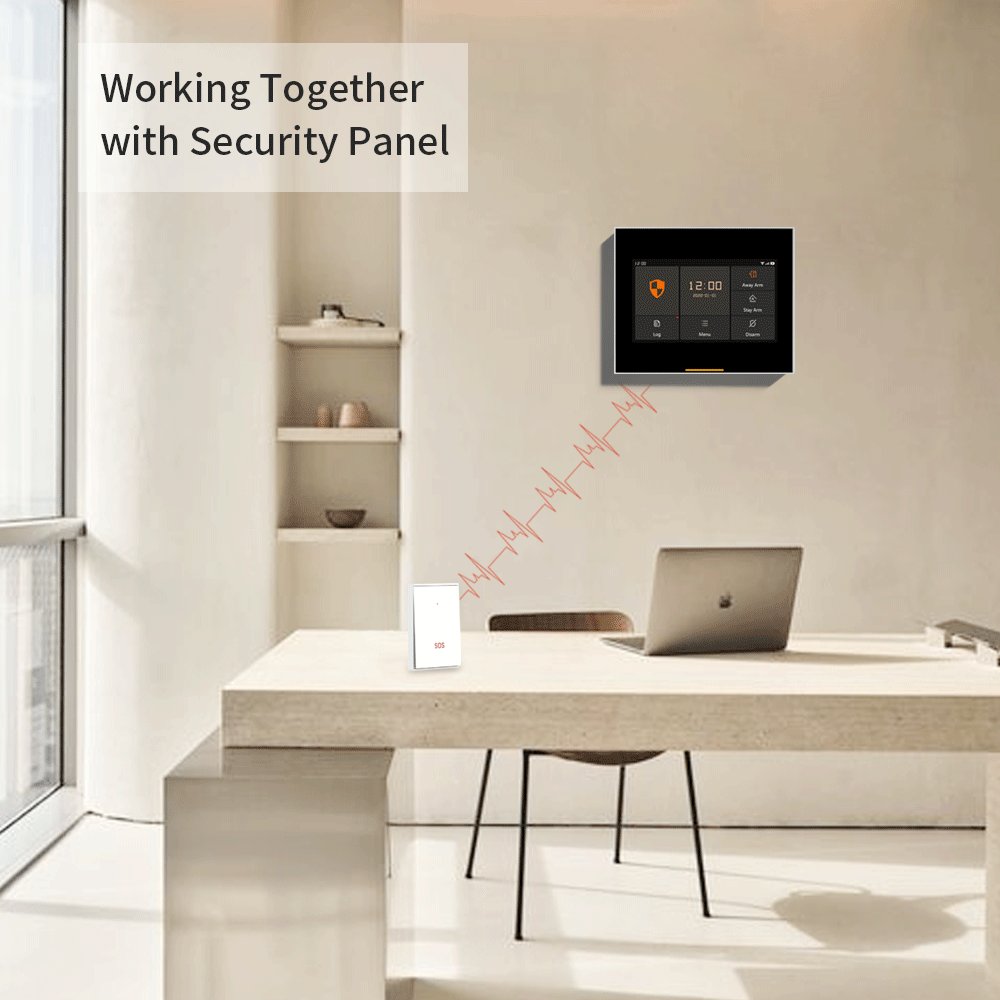 433Mhz Wireless SOS Emergency Button Tuya Smart Home Security Protection Doorbell