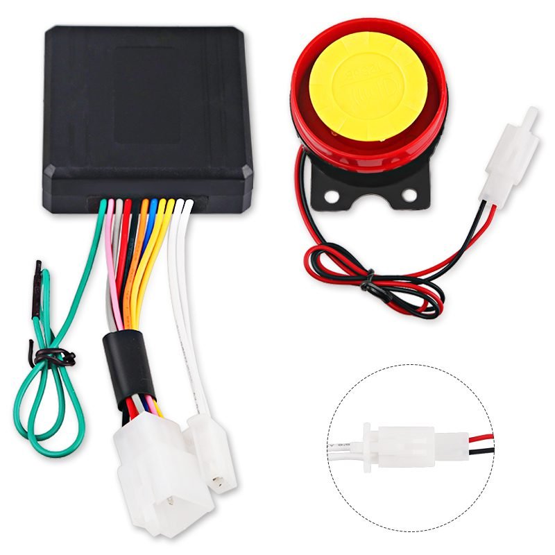 Hot Sale Motorcycle Anti-Theft Security Alarm System - Alarm Speaker + Remote Controls + Built-in Shock Sensor
