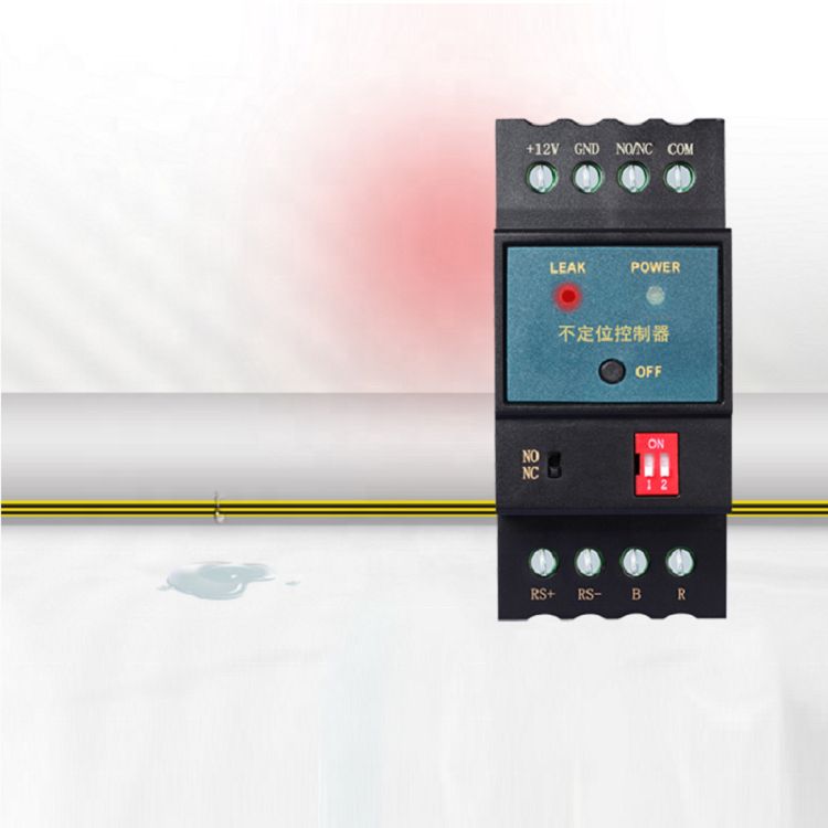 Data Center Flat Non Locating 2pins Water Leak Alarm System Liquid Leakage Detection Sensing Cable