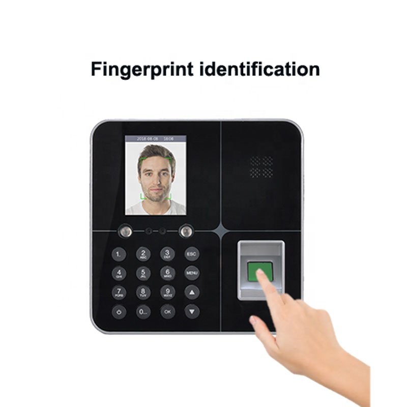 F18 face recognition and fingerprint time attendance machine biometric system