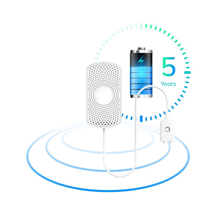 Wireless Water Leakage Sensor Alarm Underground Bluetooth Smart Water Leak Detector Sensor With Ip67 Waterproof Probe