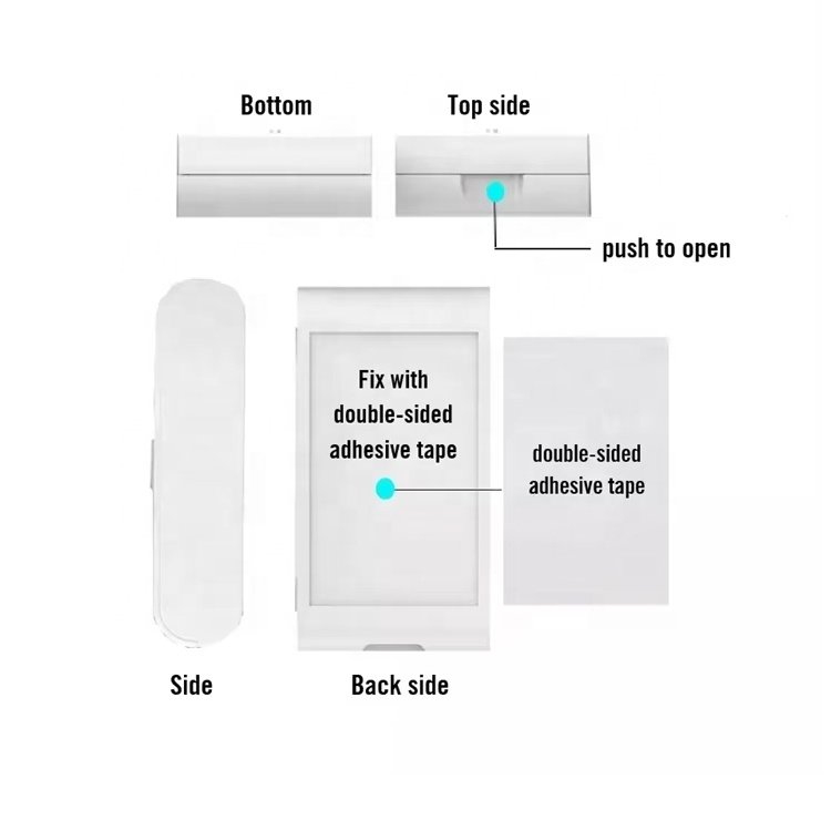 DC12V 23A Alkaline Battery Wireless Door Window Vibration Sensor Detector Indoor Home Security Anti Theft Entry Shock Sensor