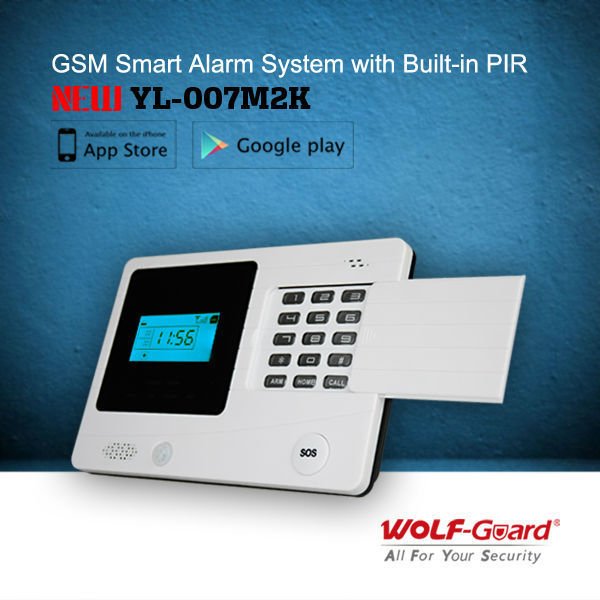 WOLF Guard GSM Home Alarm System(YL-007M2K)