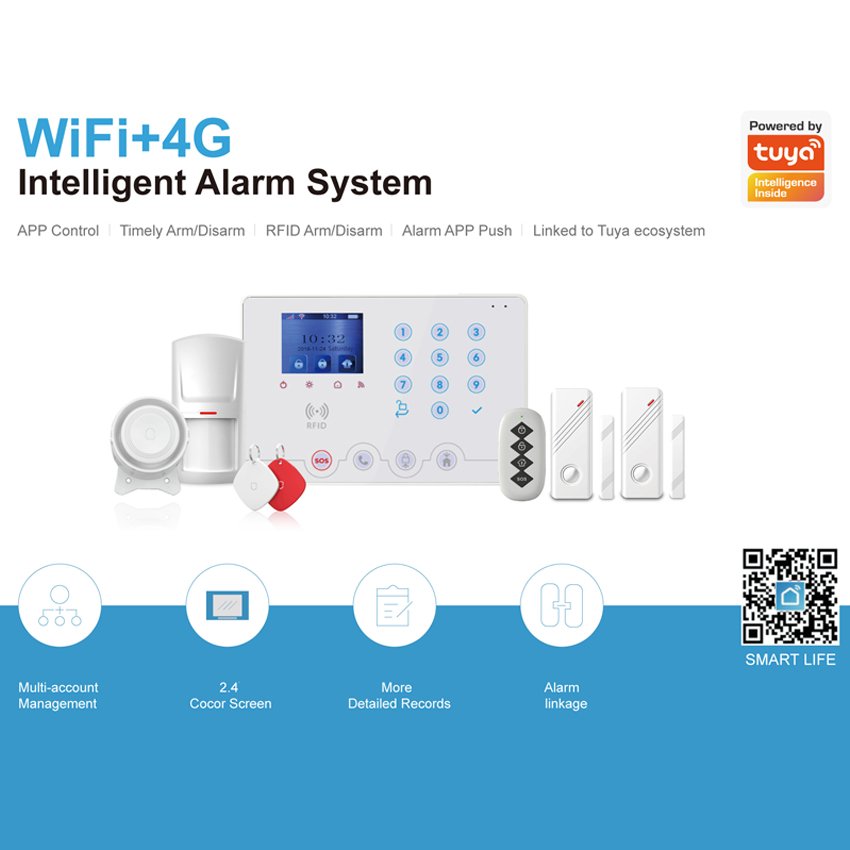 WOLF Guard GSM Home Alarm System(YL-007M2K)