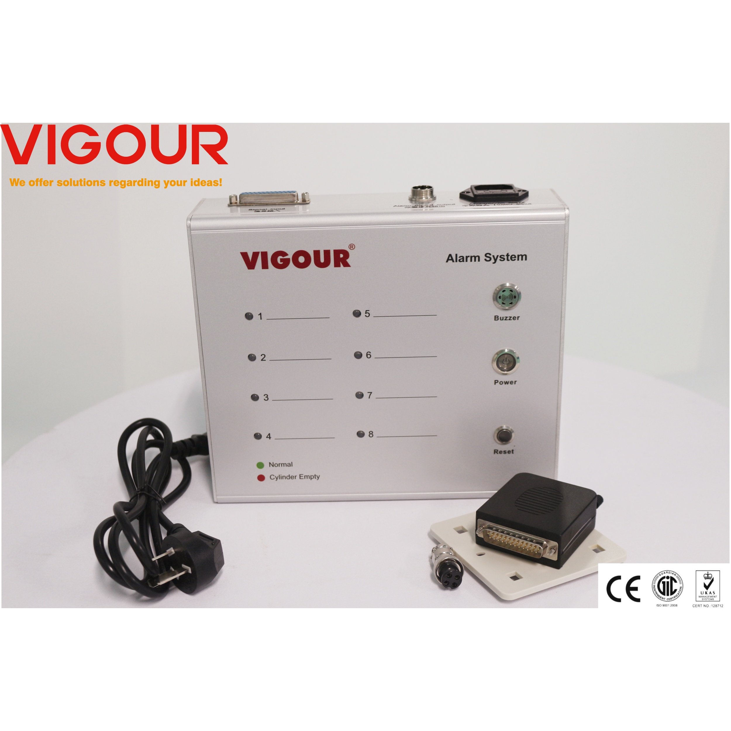 Manual Power General Application Safety Structure 16-Channel Visible Alarm System