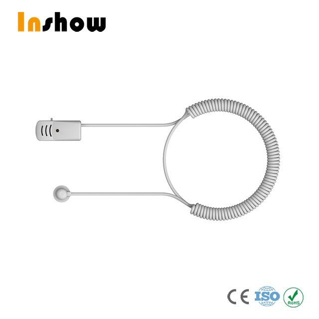 INSHOW A3013 ABS Plastic Retractable Security Cable Mini Anti-theft Display Alarm Tag with Mouse Sensor