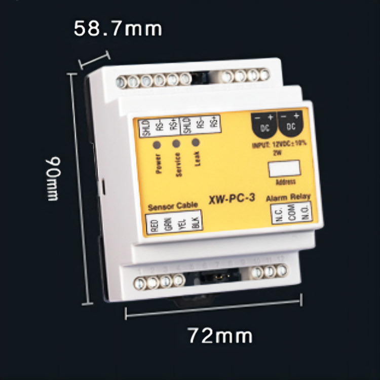 Pipeline Leak Detection Alarm System DetectorData Center Location Liquid Water Leakage Controller Sensor