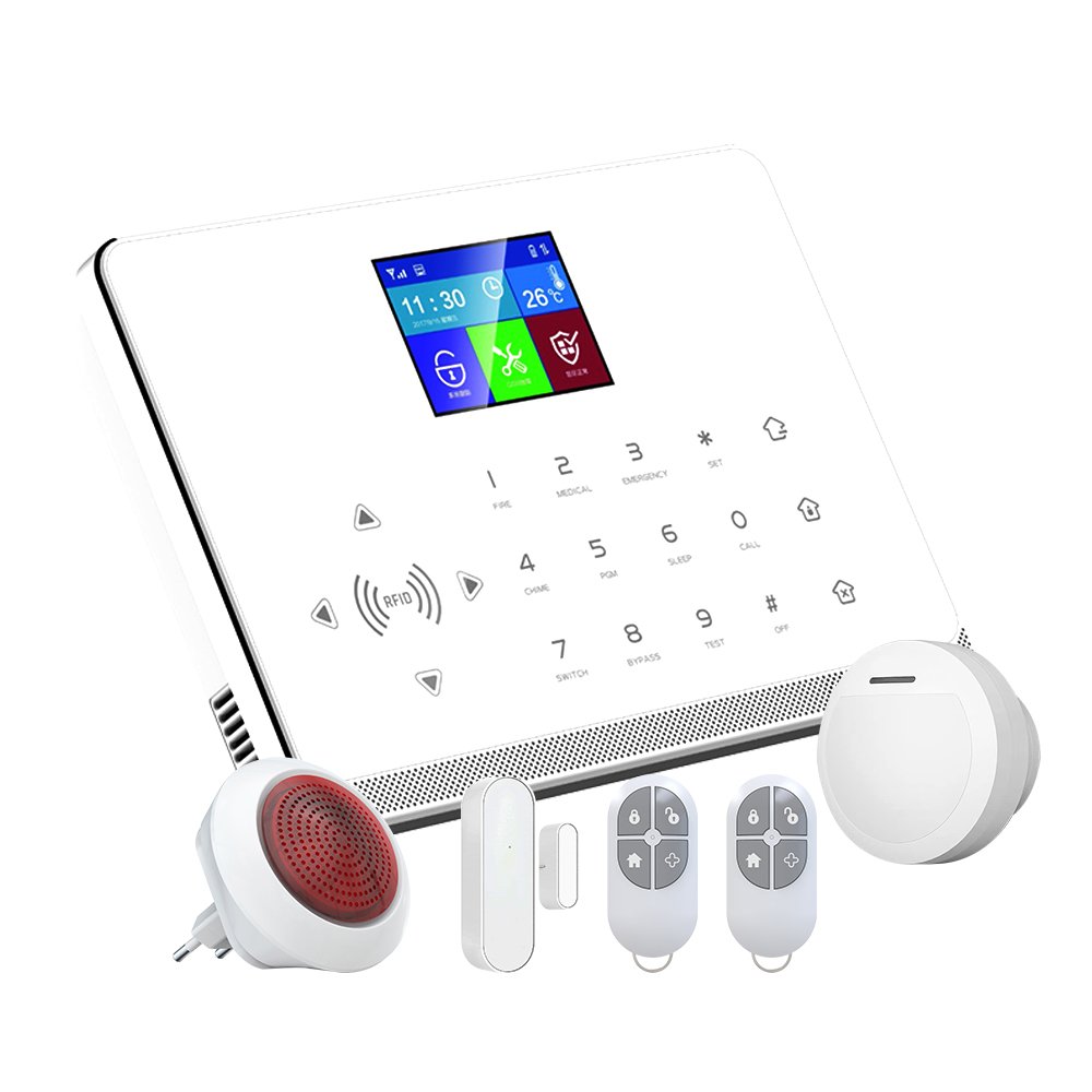 HA-VGT WIFI TCP/IP RJ45 4G Full Touch Screen Smart Home Alarm System For Home