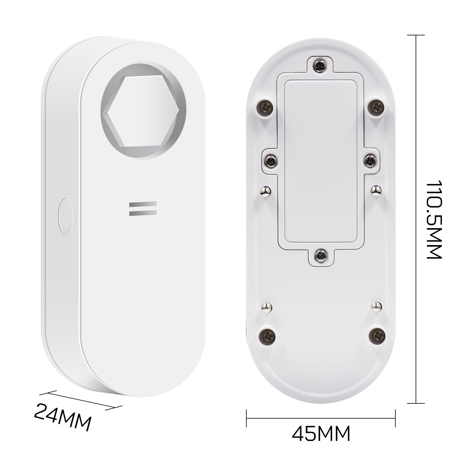 2pcs AAA 1.5V Battery Tuya App Wireless WiFi Buzzer 433mhz Water Detection Level Sensor for Home Alarm System