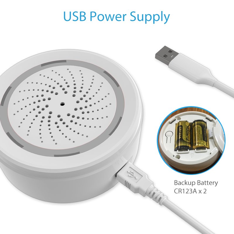 Hot selling Wireless tuya wifi smart safety security home alarm siren