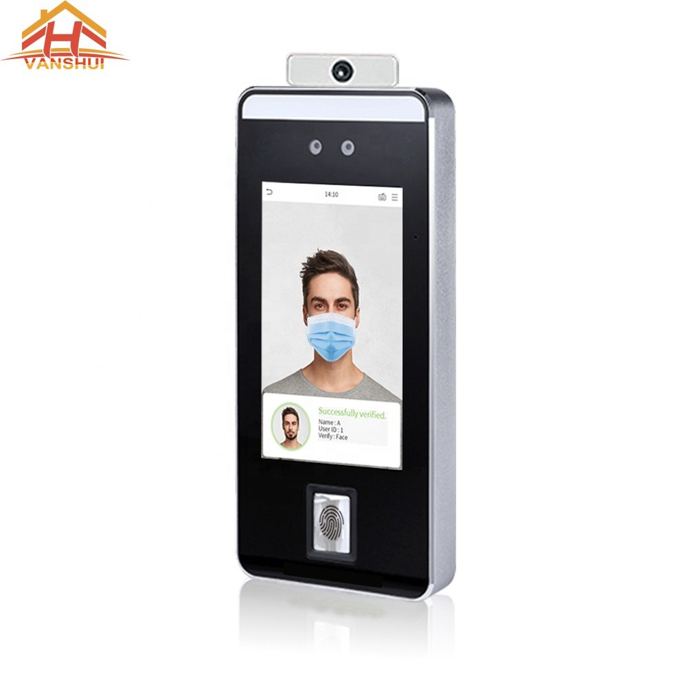 Biometric Facial Recognition Time Attendance System and Temperature Face Access Control Terminal