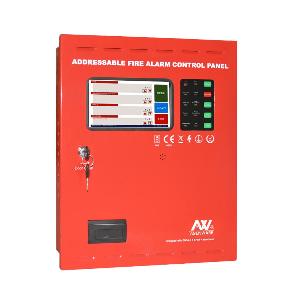 Addressable Smart fire alarm control system panel AW-FP100 Series