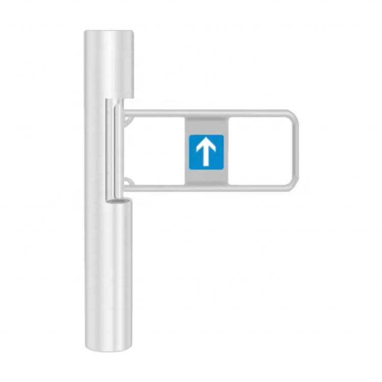High Security Supermarket Swing Gates With RFID Card Reader Flap/swing Gate Access Control Automatic Barrier