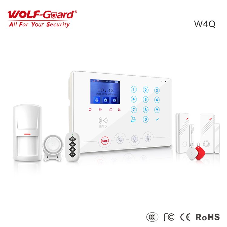 Cheapest Tuya 4G Smart Life WiFi GSM Alarm security system anti theft alarm kit RFID