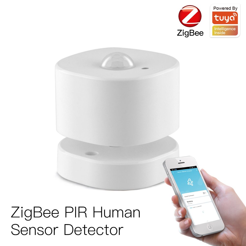 Tuya/Smart Life ZigBee PIR Motion Sensor Human Sensor Detector App Control Intelligent Linkage Smart Home Security Alarm System