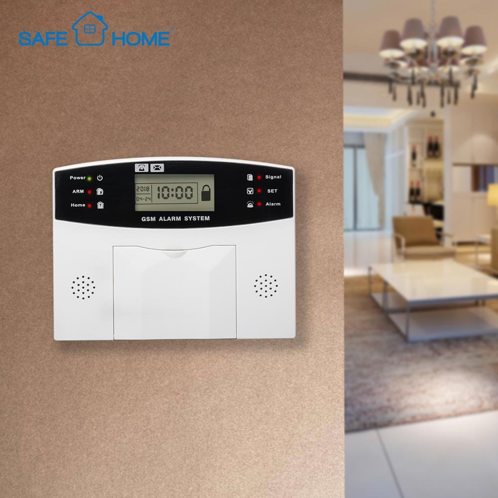 SFL Home Yard Intelligent App Gsm Wireless Touch Keypad Security Alarm 6 Auto Dialer Phone Numbers, 2 SMS Numbers 18 Months