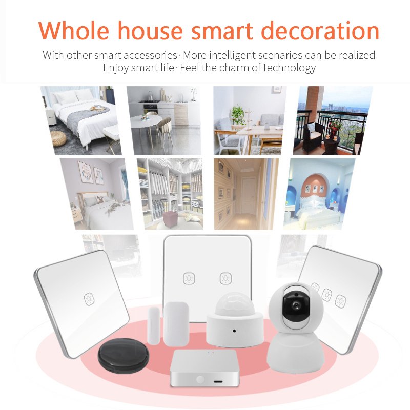 RSH Tuya Smart Life Detect People Movement & Sends Alarm Alert Tuya Smart ZigBee Wireless PIR Motion Sensor