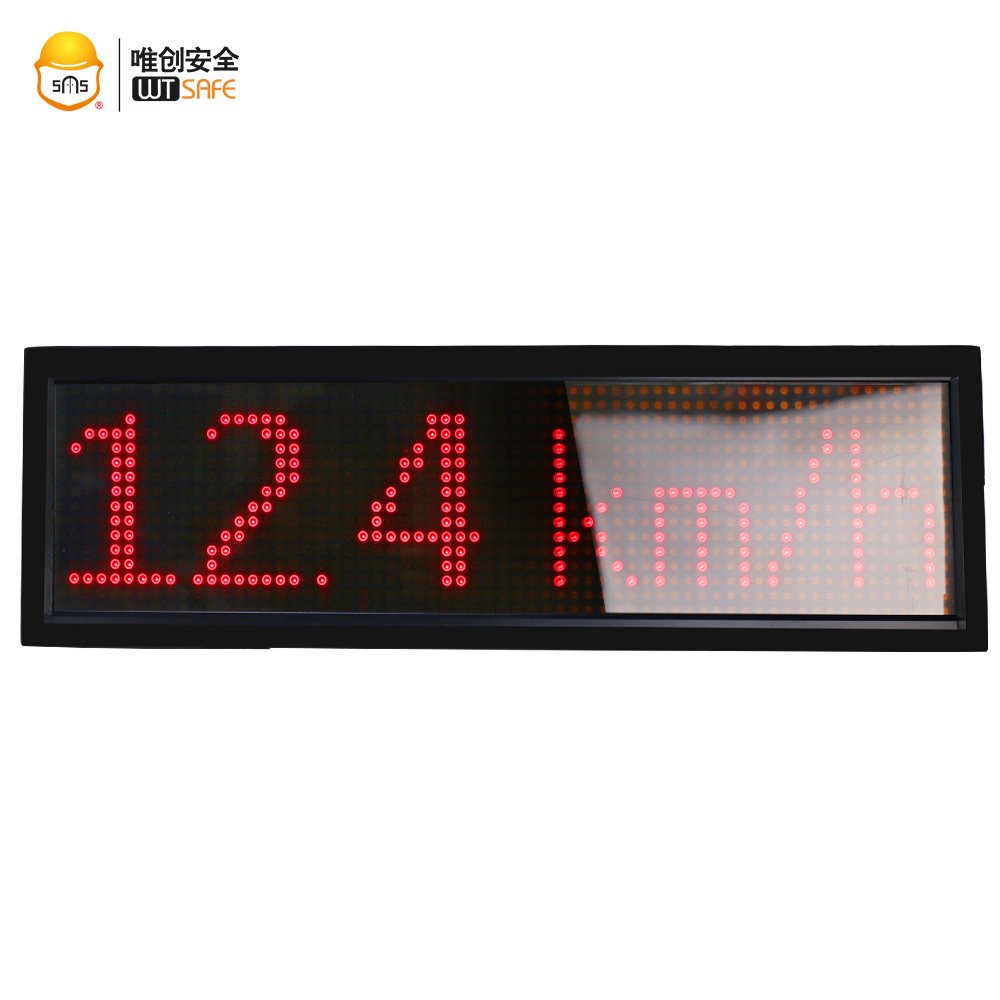 LED Large Display Screen Forklift Over Speed Alarm with Wireless Speed Sensor