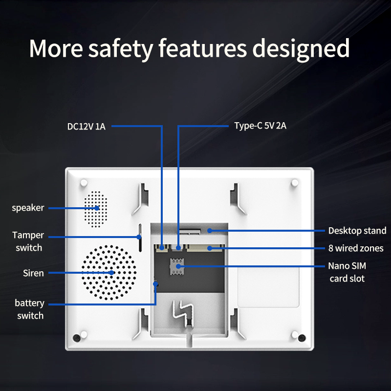 Anti-theft 4G Tuya Wireless Smart Home Security Alarm System