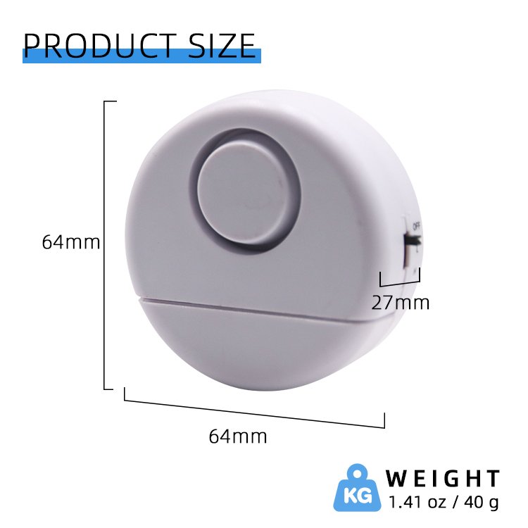 Sound Siren Anti-Theft Door Entry Alarm 120Db Home Vibration Sensor Alarm Window Door Security Alarm System