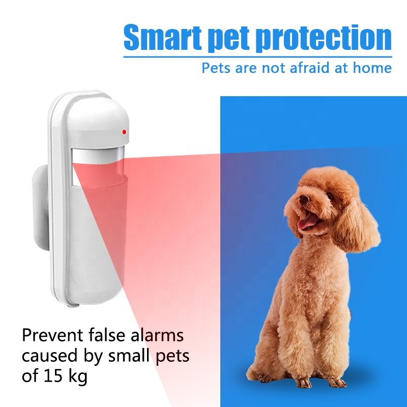 PGST Anti-pet Home Security Alarm System 433mhz Infrared PIR Sensor Motion Wireless PIR Motion Detector Burglar Alarm