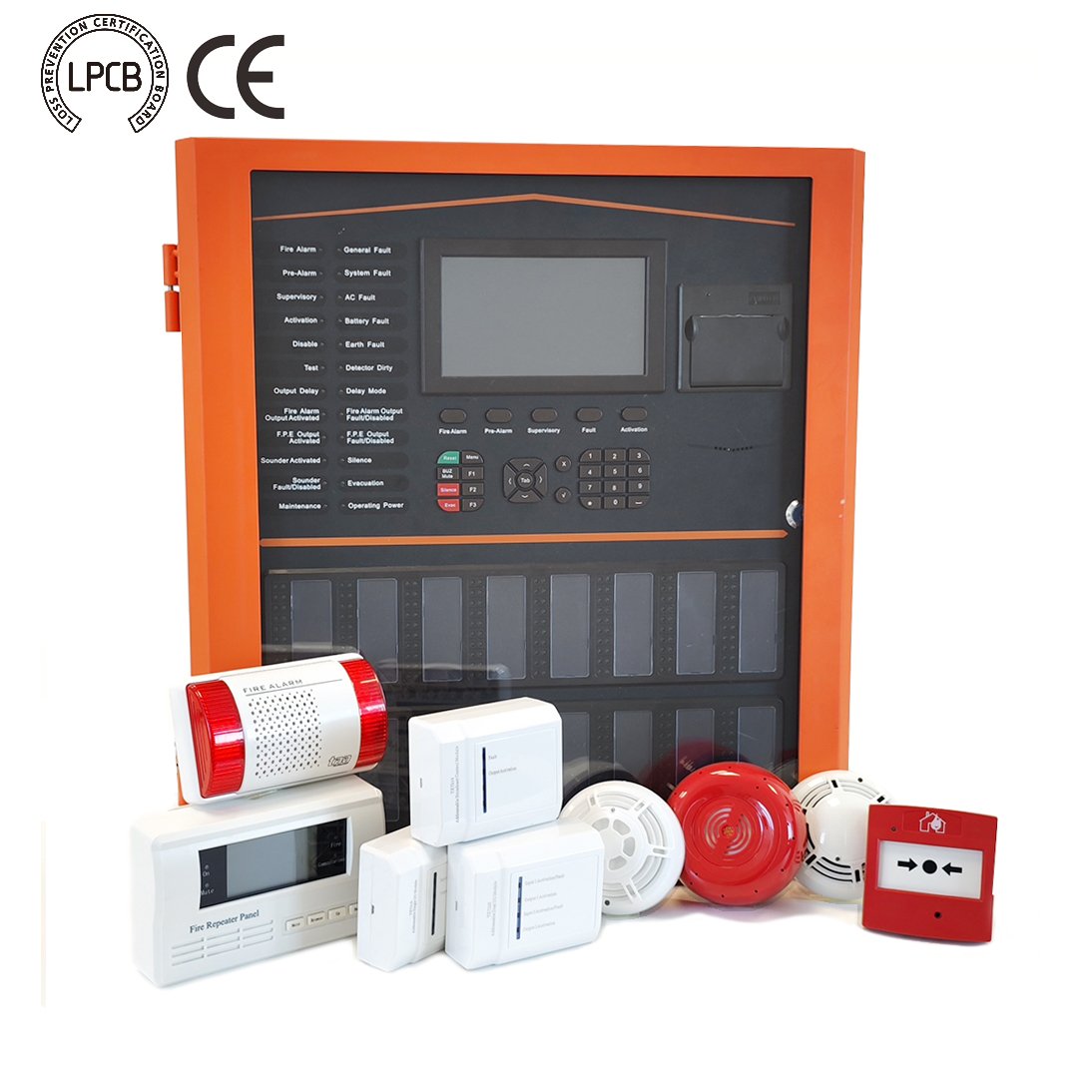 1 to 32 zone conventional control panel and fire alarm system factory price addressable fire alarm system for factory use