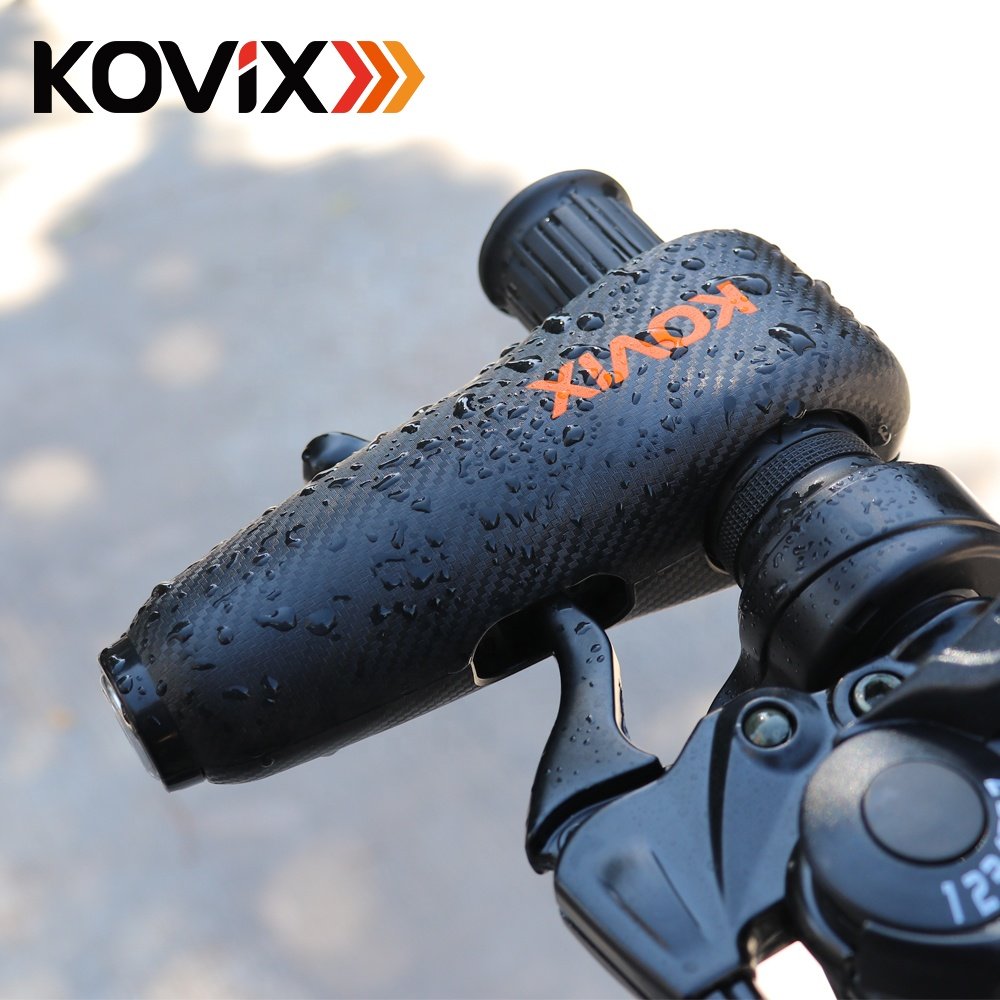 KOVIX New Style E Scooter Lock Anti Theft Lock On Motorcycle Grips 120 dB anti-theft security alarm system e scooter grip lock
