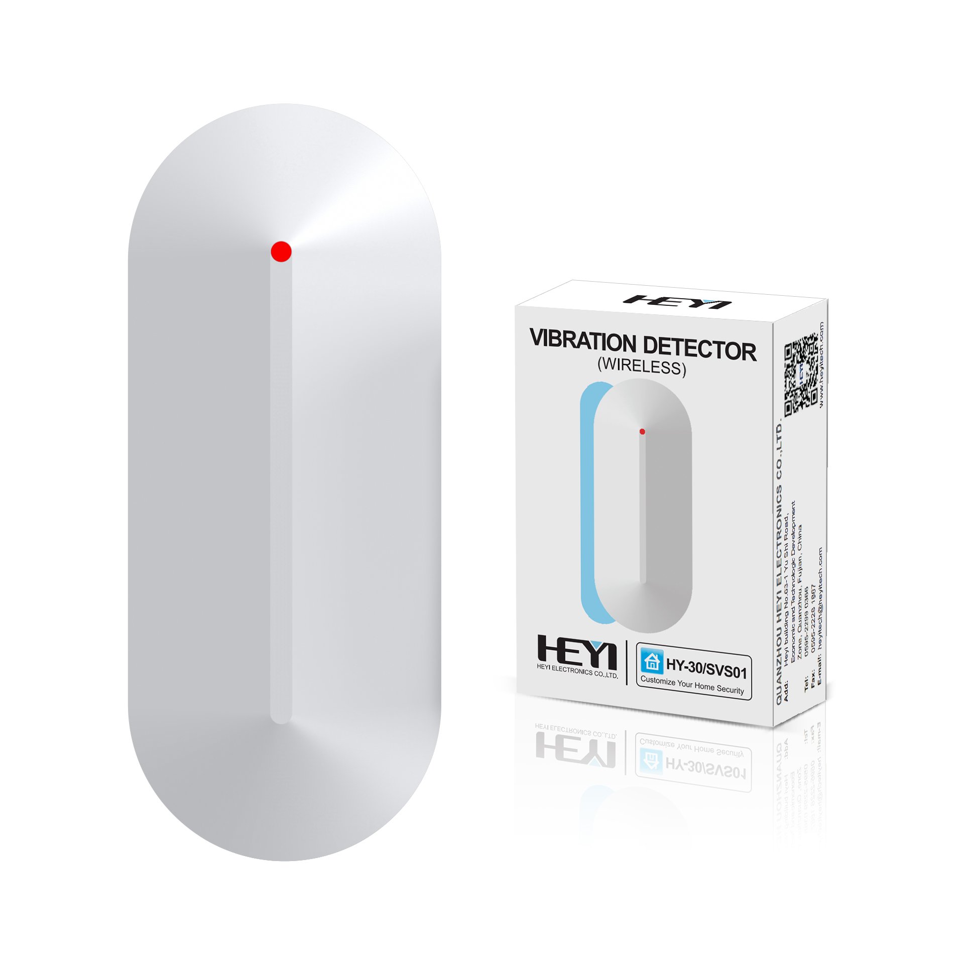 Wireless Vibration Sensor Alarm Shock Sensor Alarm System For Security HY-30