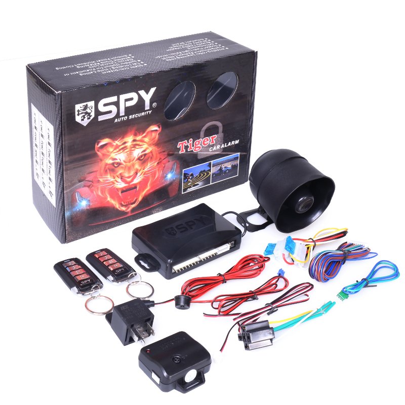 SPY Anti-Theft Push To Strat In Wells One Way Transmitter Remote Start Car Alarm System LCD