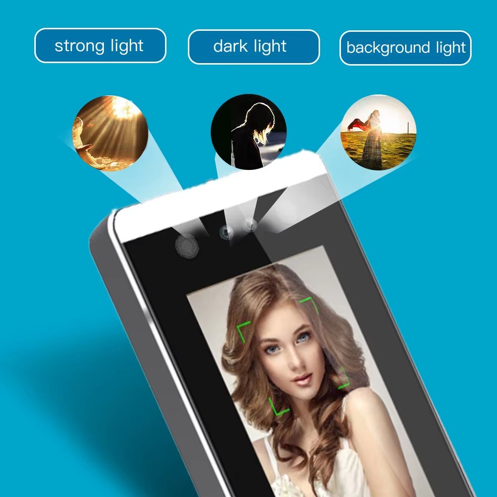 4.5inch Employee Attendance Face Biometric TCP RJ45 WIFI Cloud System Face Recognition Access Control