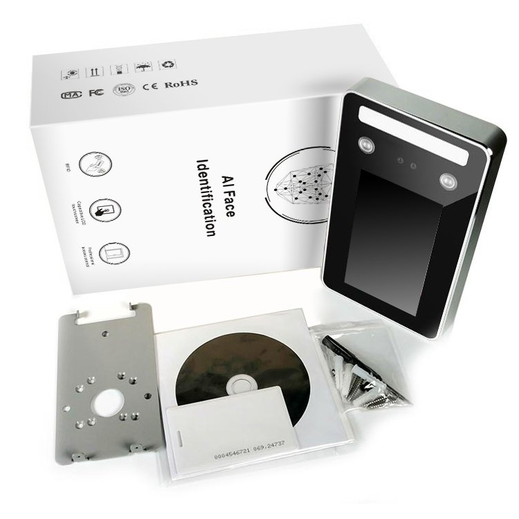 Waterproof 5 Inch Face Recognition Biometric Machine SDK Cloud Platform Software Access Control Face Attendance System