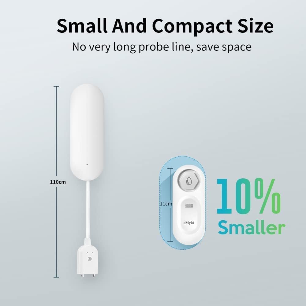 Customizable Tuya Smart Home Water Leak Detector Alert System for Leak Detection