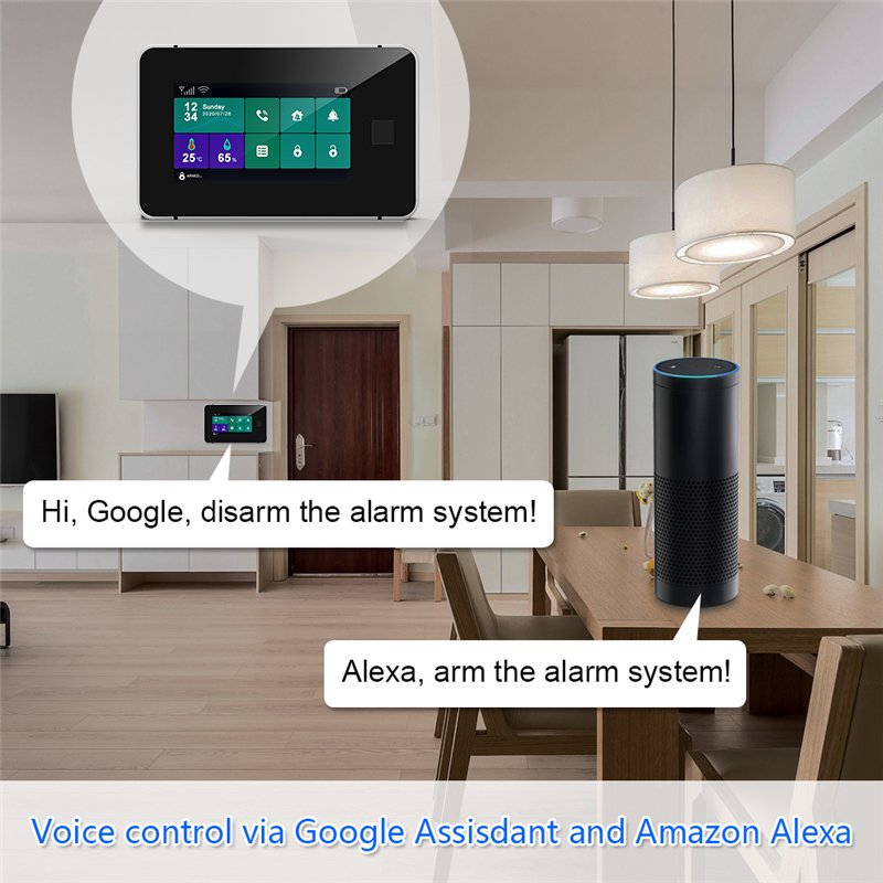 WiFi GSM Tuya Wireless Smart Home Office Security Burglar Alarm System for Home Safety